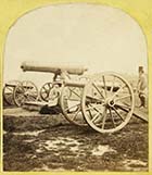Canon on Fort [Stereoview Peterkin 1860s]